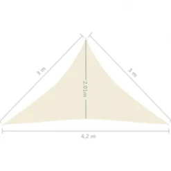 Aurinkopurje 160 g/m² 3x3x3 m HDPE valkoinen