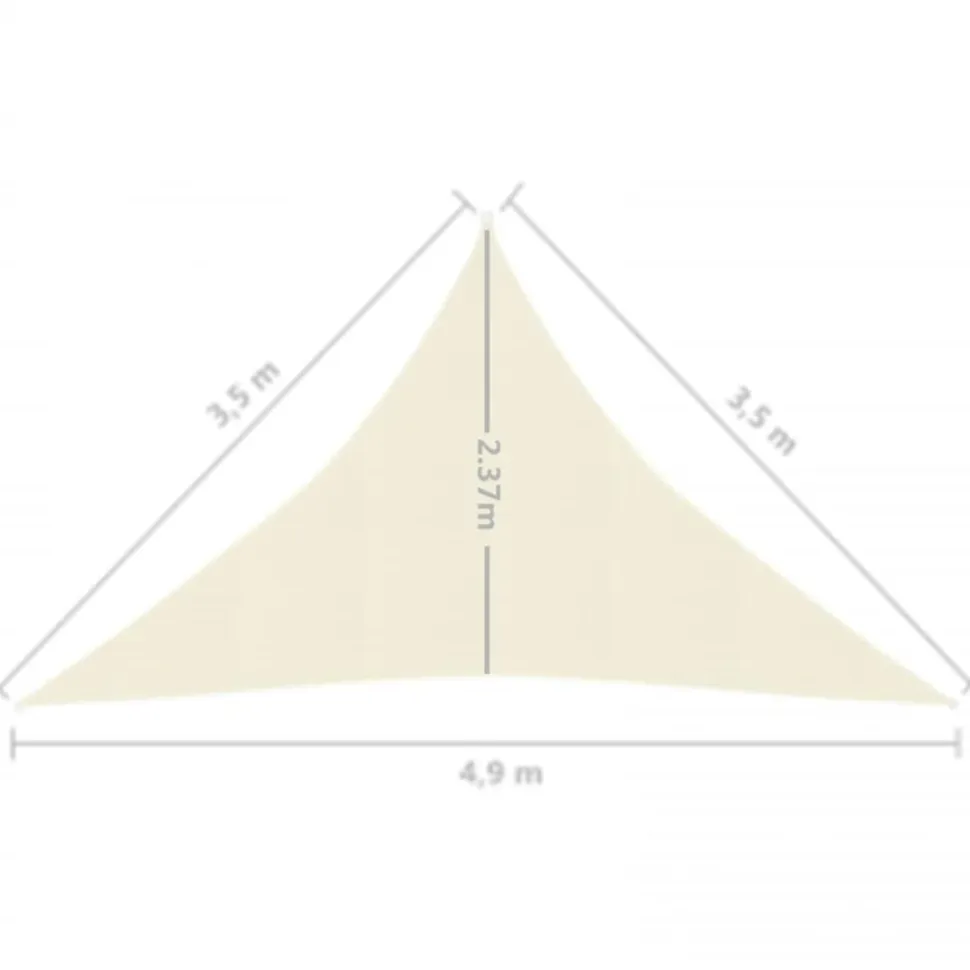 Aurinkopurje 160 g/m² 3x3x3 m HDPE valkoinen