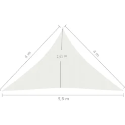 Aurinkopurje 160 g/m² 3x3x3 m HDPE valkoinen