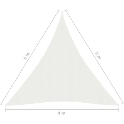 Aurinkopurje 160 g/m² 3x3x3 m HDPE valkoinen