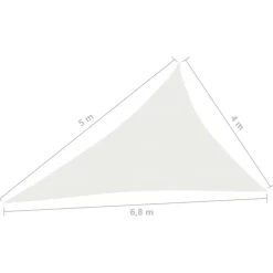 Aurinkopurje 160 g/m² 3x3x3 m HDPE valkoinen