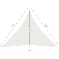 Aurinkopurje 160 g/m² 3x3x3 m HDPE valkoinen