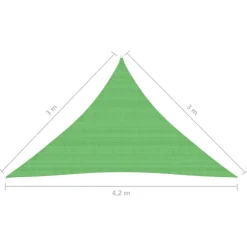 Aurinkopurje 160 g/m² 3x3x3 m HDPE valkoinen