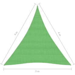 Aurinkopurje 160 g/m² 3x3x3 m HDPE valkoinen