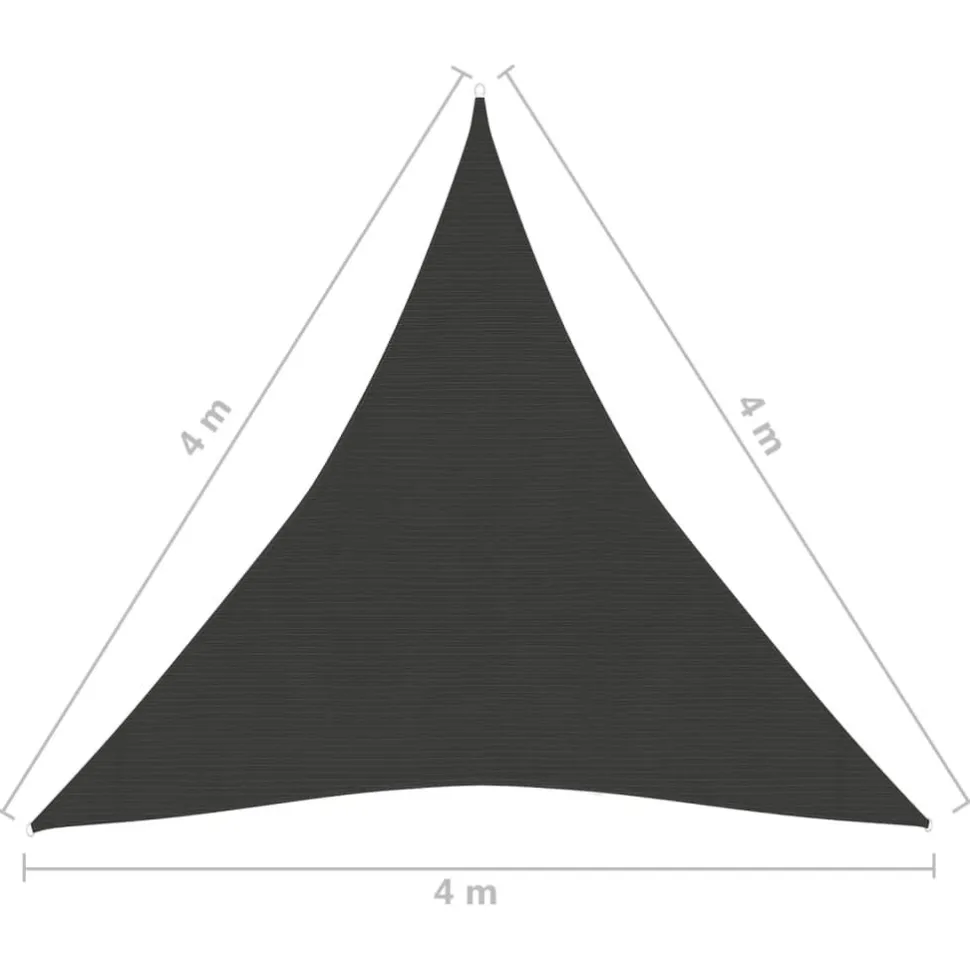 Aurinkopurje 160 g/m² 3x3x3 m HDPE valkoinen