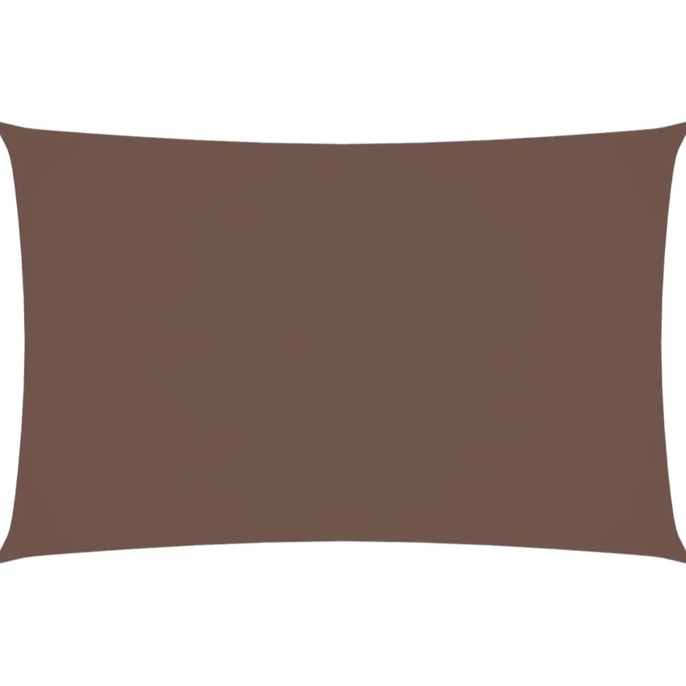 Aurinkopurje Oxford-kangas suorakaide 5x8 m ruskea (35826)