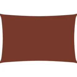 Aurinkopurje Oxford kangas suorakaide 5x8 m terrakotta