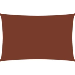 Aurinkopurje Oxford kangas suorakaide 5x7 m terrakotta
