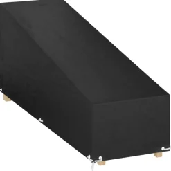 Aurinkotuolin suojus 12 purjerengasta 200x65x35/60 cm PE