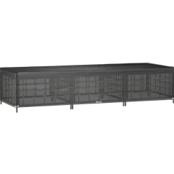 Aurinkotuolin suojus 12 purjerengasta 200x65x35/60 cm PE