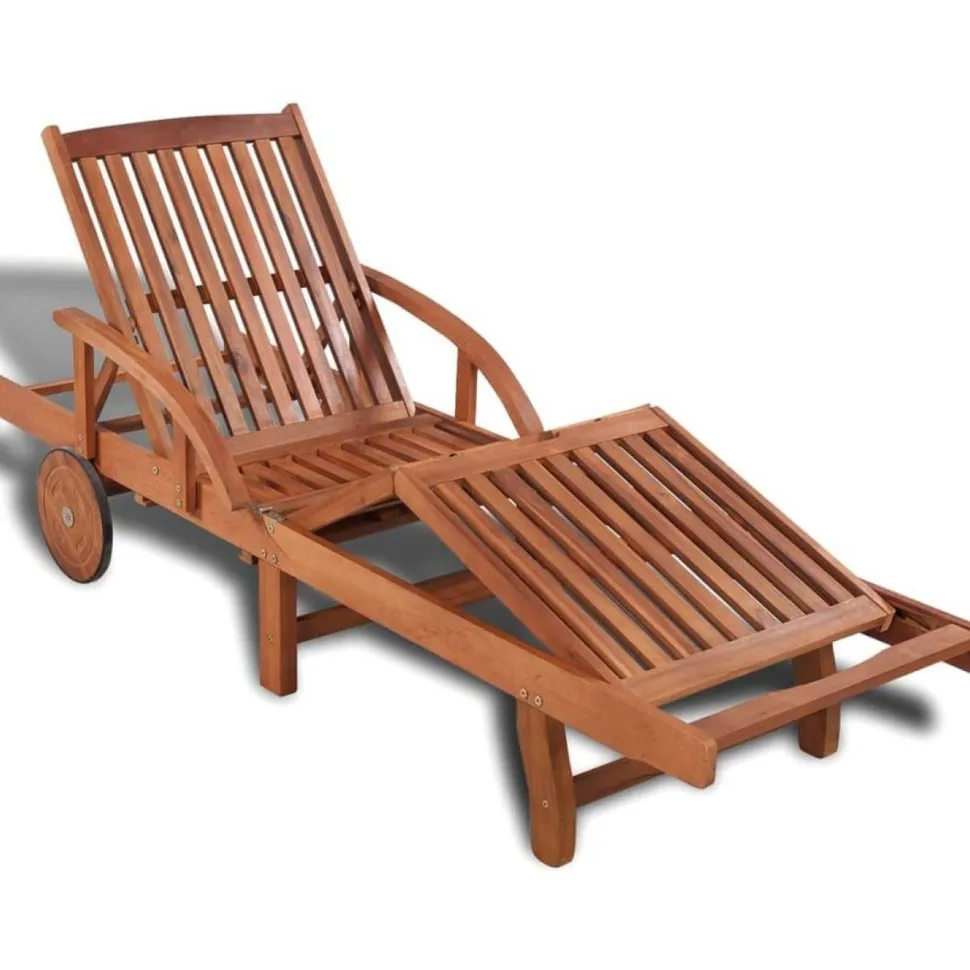 Aurinkotuoli 200x68x(30-83) cm akaasiapuu