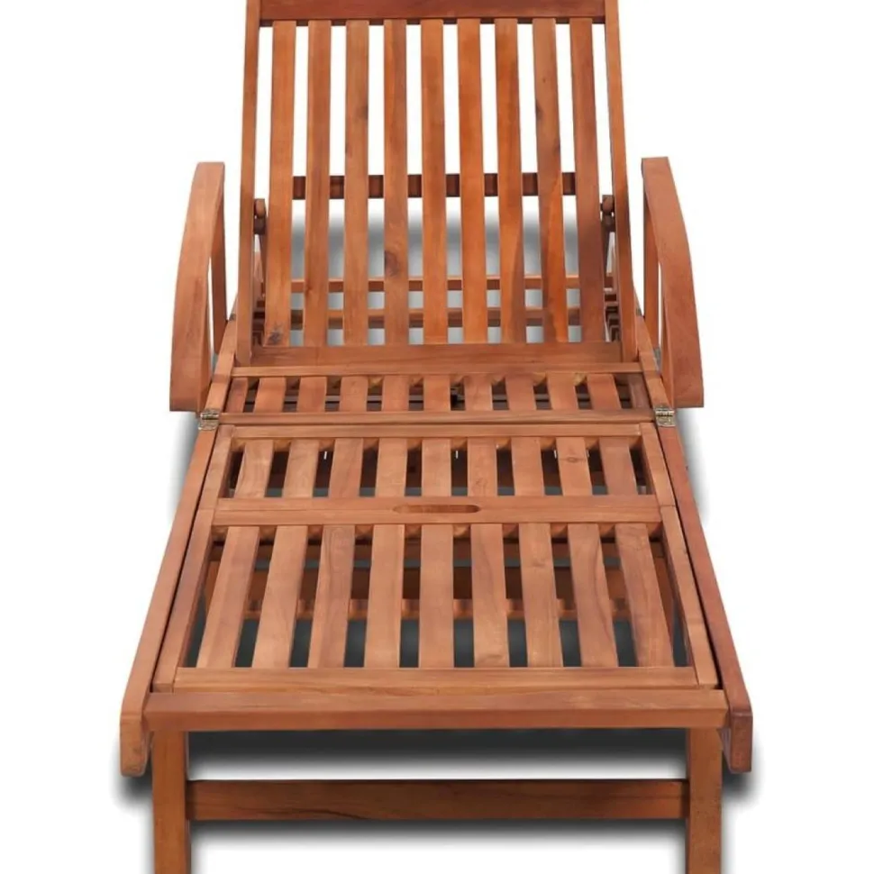 Aurinkotuoli 200x68x(30-83) cm akaasiapuu