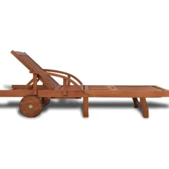Aurinkotuoli 200x68x(30-83) cm akaasiapuu