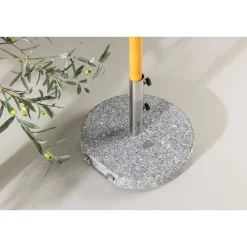 Aurinkovarjon jalka Venture Home Stathera 2, ø50cm, 40kg, karkea kivi