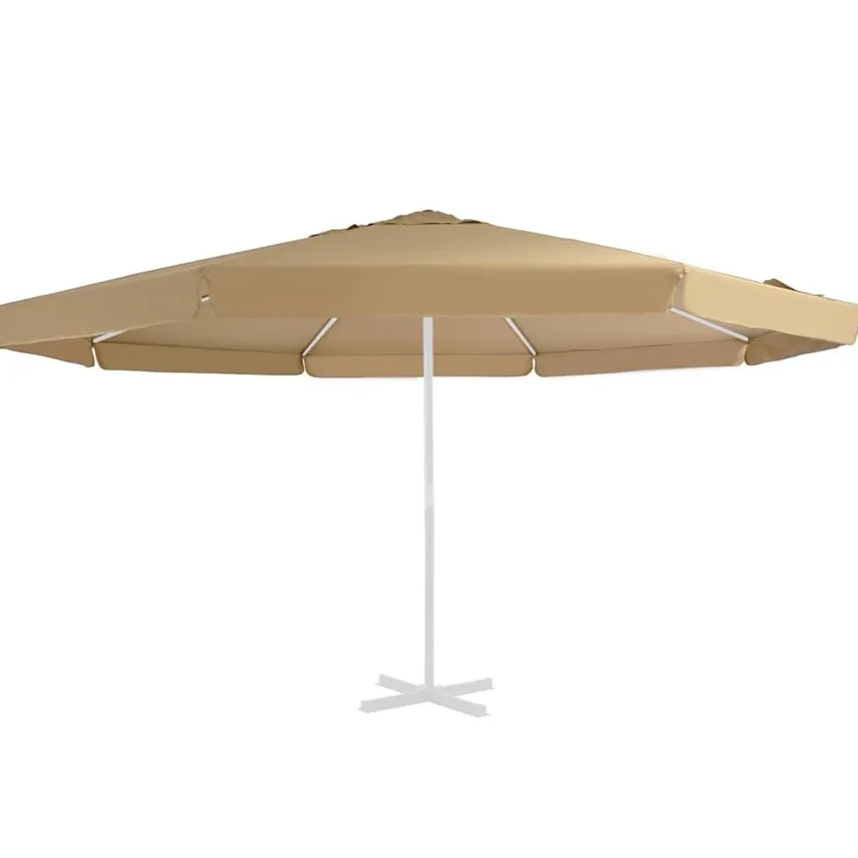 Aurinkovarjon vaihtokangas musta 500 cm (12544)