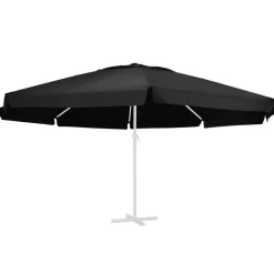 Aurinkovarjon vaihtokangas musta 500 cm (12544)