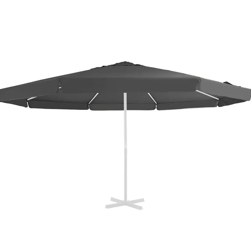 Aurinkovarjon vaihtokangas musta 500 cm (12544)