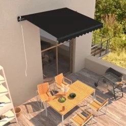 Automaattisesti sisäänkelattava markiisi 350x250 cm kerma