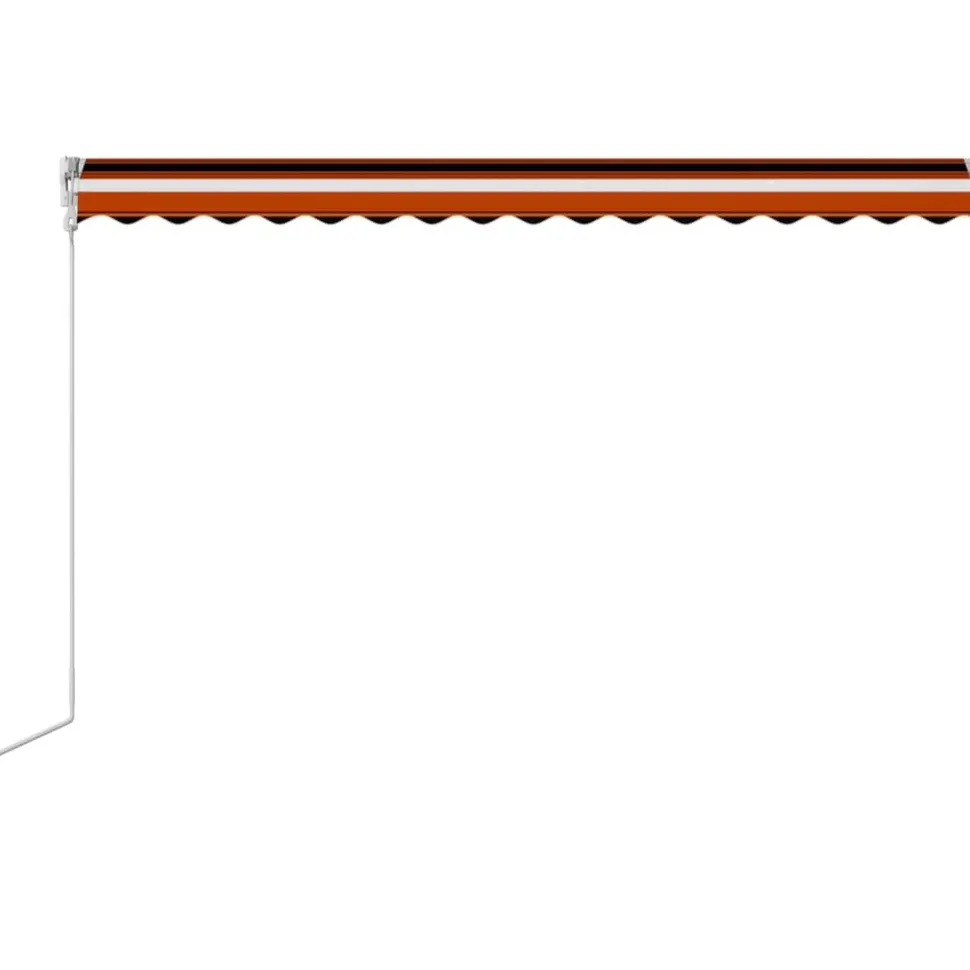 Automaattisesti sisäänkelattava markiisi 300x250cm sinivalk.