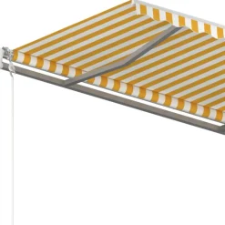Automaattisesti sisäänkelattava markiisi 300x250cm sinivalk.