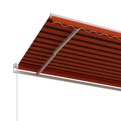 Automaattisesti sisäänkelattava markiisi 300x250cm sinivalk.