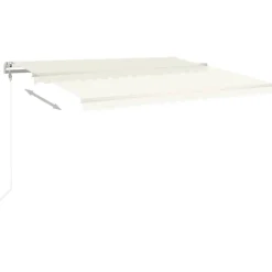 Automaattisesti sisäänkelattava markiisi 300x250cm sinivalk.