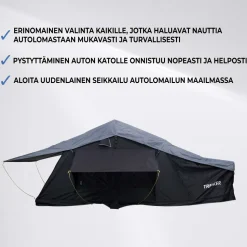 Auton kattoteltta Trekker Cabin L, eri värejä