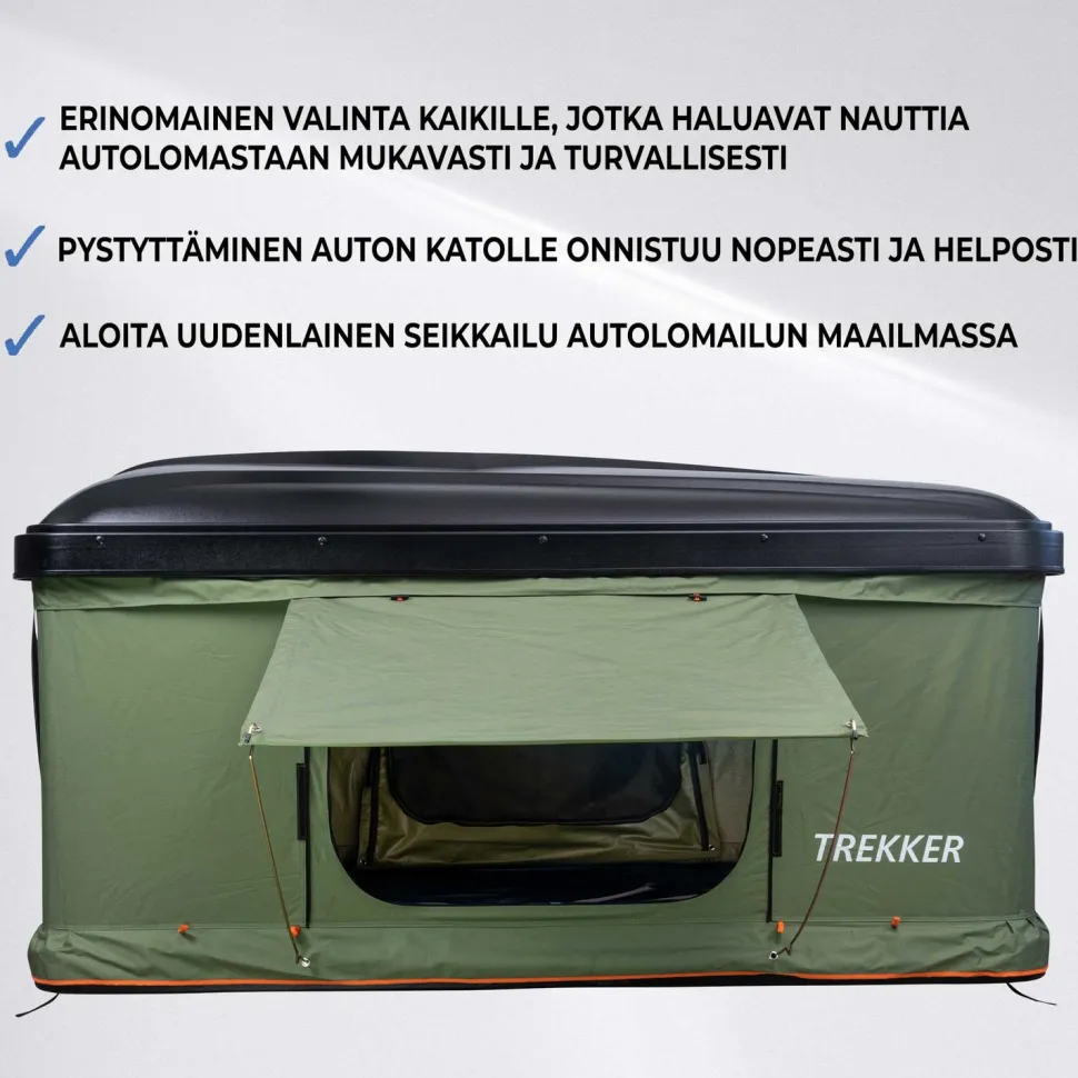 Auton kattoteltta Trekker Hut M, eri värejä