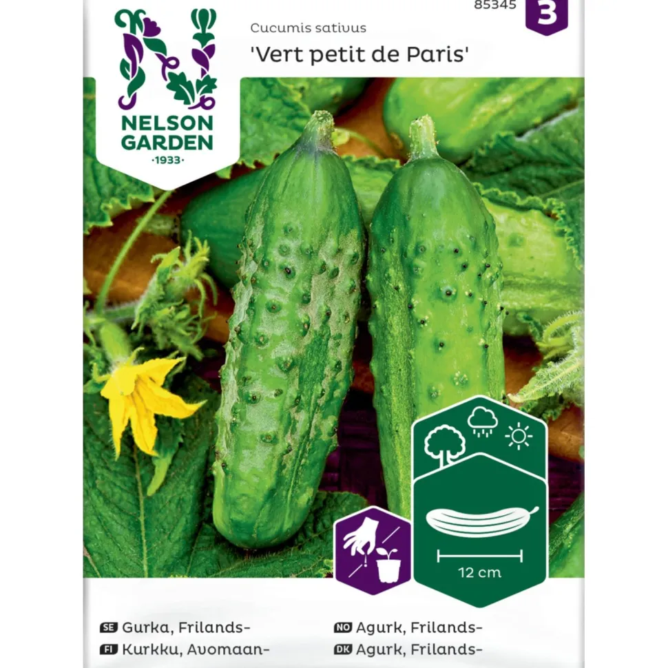 Avomaankurkku Nelson Garden Vert petit de Paris, siemenet