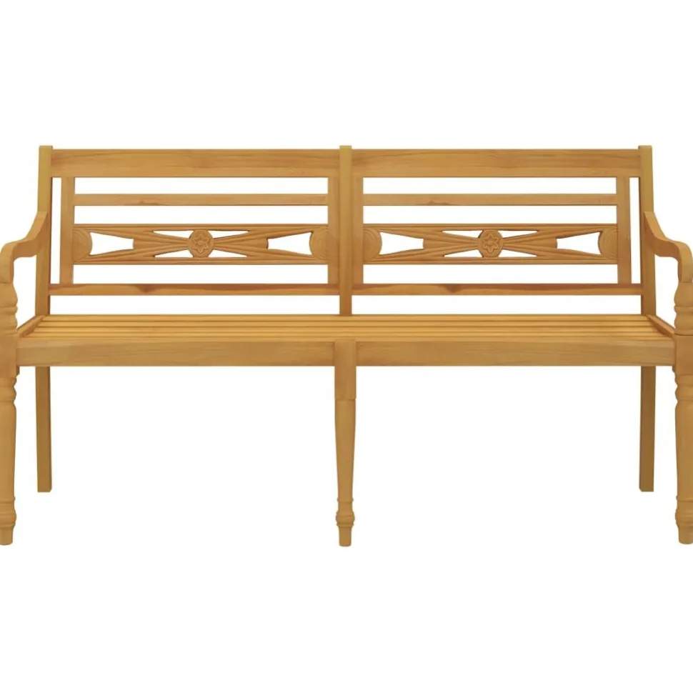 Batavia-penkki 150 cm, tiikkiä