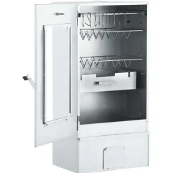 BBQ-uunisavustin ja 1 kg puulastuja 44,5 x 29 x 83 cm