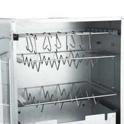 BBQ-uunisavustin ja 1 kg puulastuja 44,5 x 29 x 83 cm