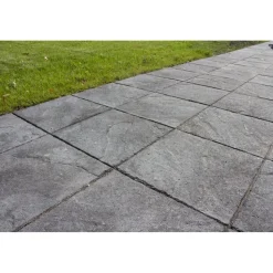 Betonilaatta Rudus 398x398x50mm, musta, profiloitu