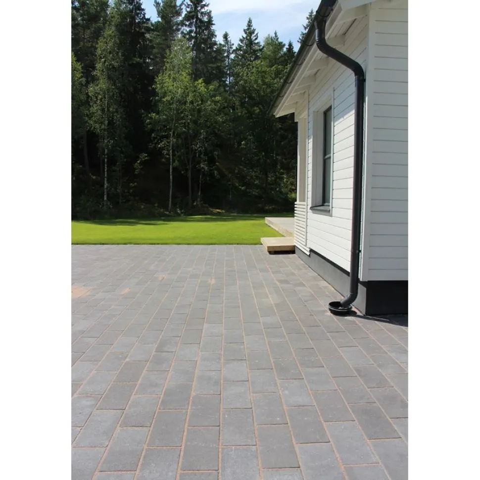 Betonilaatta Rudus 418x208x80 mm sileä harmaa