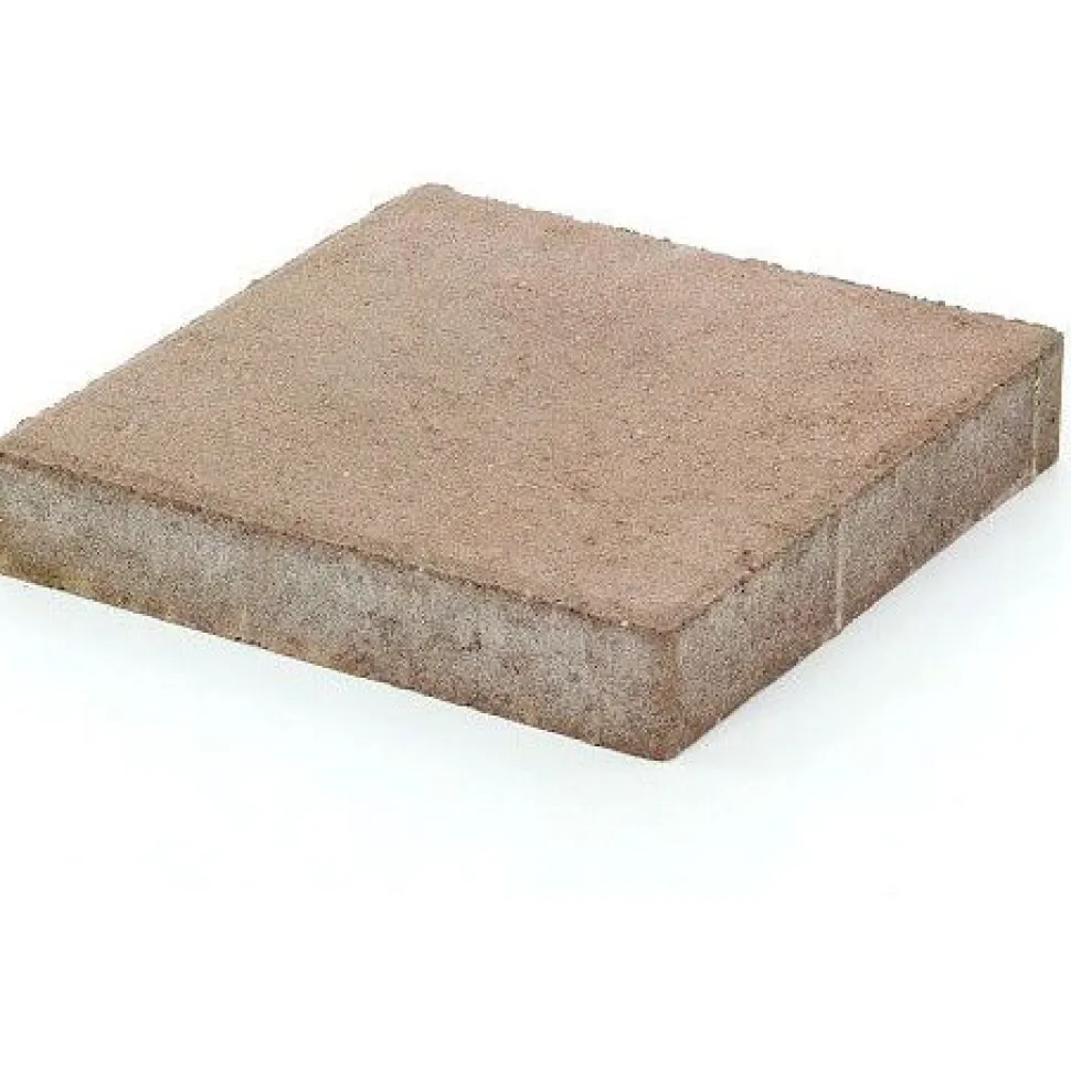 Betonilaatta Rudus 298x298x50 mm sileä hiekanruskea