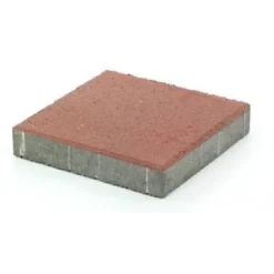 Betonilaatta Rudus 298x298x50 mm sileä punainen
