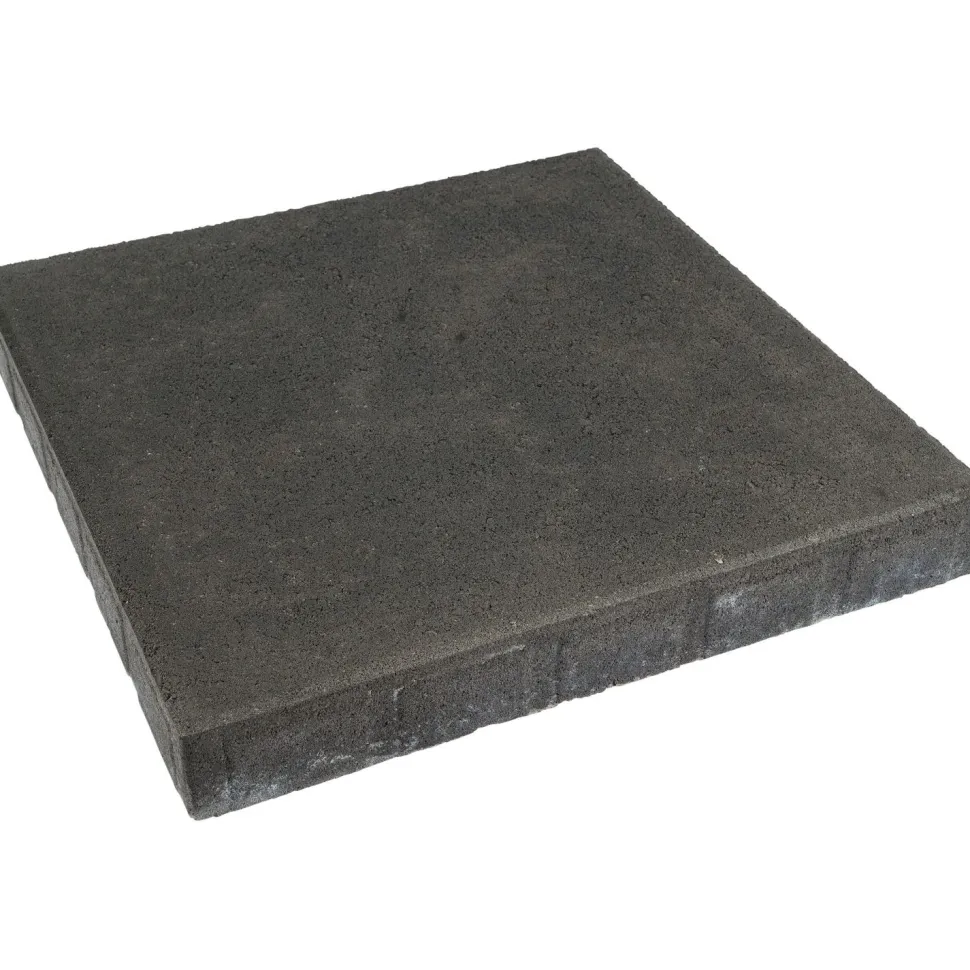 Betonilaatta 600x600x80 mm sileä musta