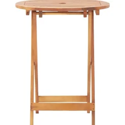 Bistrosarja 3-osainen musta polypropeeni ja täysi akasiapuu (81745)