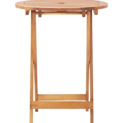 Bistrosarja 3-osainen musta polypropeeni ja täysi akasiapuu (81745)
