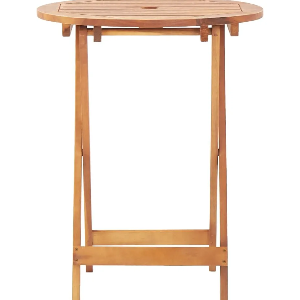 Bistrosarja 3-osainen musta polypropeeni ja täysi akasiapuu (81793)