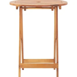 Bistrosarja 3-osainen musta polypropeeni ja täysi akasiapuu (81793)