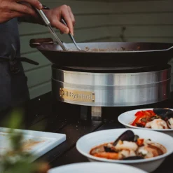 Cataplanasetti GrillSymbol PRO-450 inox CAT Ø45 cm kaasupoltin säädinletkusetti