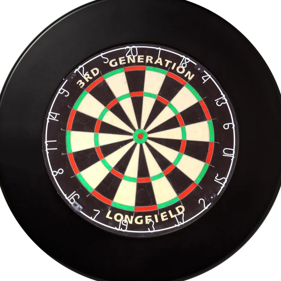 Darts-taulun tausta Longfield, musta