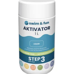 Desinfiointitehostin Swim & Fun Aktivator 1 l aktiivihapelle