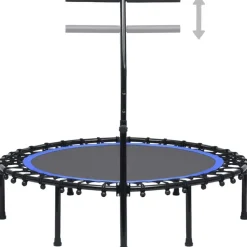 Fitness trampoliini kahvalla 122cm