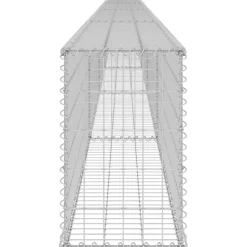 Gabion-kivikori kansilla galvanoitu teräs 900x30x50 cm