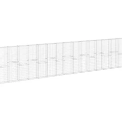 Gabion-kivikori kansilla galvanoitu teräs 900x30x200 cm