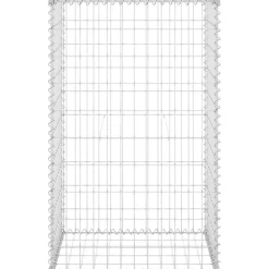 Gabion-kivikori kansilla galvanoitu teräs 60x50x100 cm
