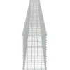 Gabion-kivikori kansilla galvanoitu teräs 600x30x50cm