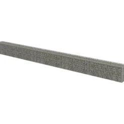 Gabion-kivikori kansilla galvanoitu teräs 600x30x50cm